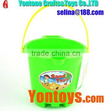 Plastic PP toy round beach bucket