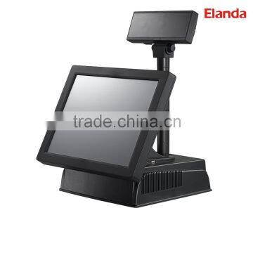 Dual touch screen cheap supermarket pos machine , pos system