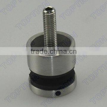 30mm Flat Back Round Stainless Steel Glass Holder