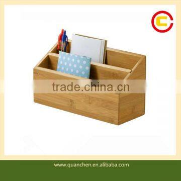 Nature Simple Bamboo 2-Slot Mail Storage Holder