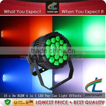 LED DJ Stage Light 512 DMX PAR 18 RGBW Home Party Show Wash Lighting for party