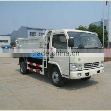 Dongfeng hermetic rubbish tipper truck,sealed refuse collector truck