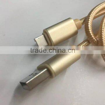 2016 New Premium High Quality Aluminum Nylon 2 in 1 Usb Charger Cable for Iphone 6 6 Plus 6s 6s Plus s7 s7 Edge photo-2