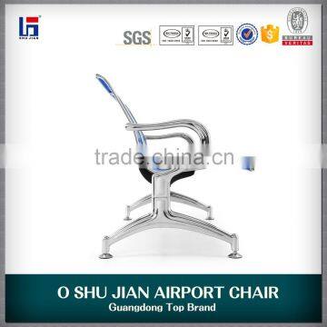 Durable Waiting Area Silver Steel 2 Seater Airport Chair photo-2