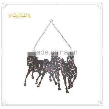 Wholesale metal running horse wall plaque/decorative wall horse