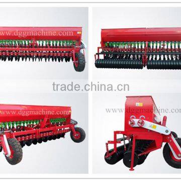 24 rows grass seeds planting machine drawn by tractor