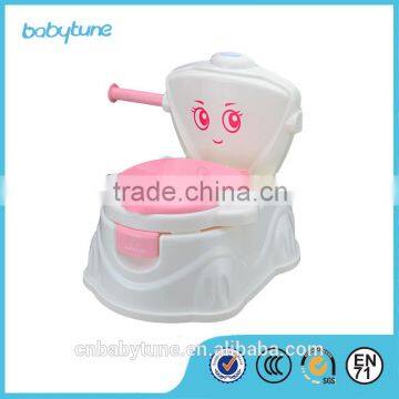 China Hot Selling Eco-friendly Plastic Lovely Baby Potty