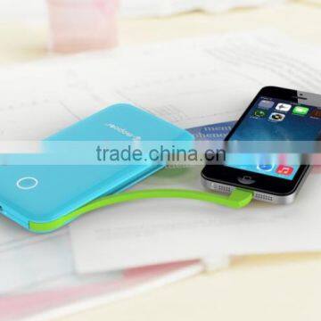6600mah Li-Polymer battery portable power bank for cell phones with private label