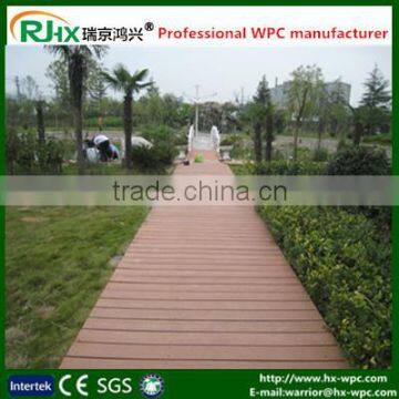 Plastic Outdoor Deck Flooring for Anti-slip Wpc Outdoor Swimming Pool Flooring photo-3
