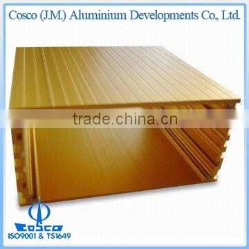 Aluminium profile for car amplifier