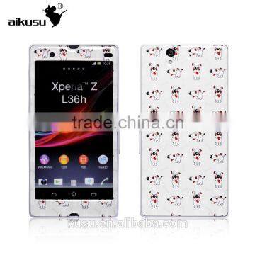 With your own logo mobile decoration rhinestone skin sticker