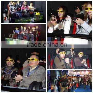 Vietnam 6 DOF Motion 7D Cinema Theater Simulator Machine