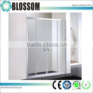 2015 China nice design alcove one piece fiberglass stand alone shower enclosures