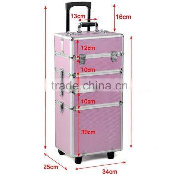Aluminium Hairdressing Salon Makeup Beauty Box Nail Carry Case photo-2