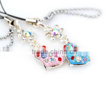 Metal cell phone pendant accessories