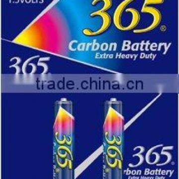 Zinc Carbon AAA/R03/UM4/1.5V Battery