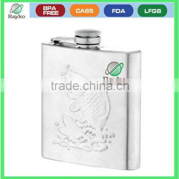 BPA Free hot selling leather hip flask