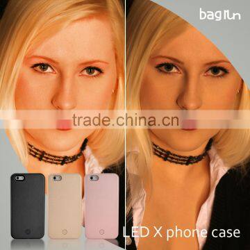 Selfie Light Phone Case for iPhone 6 or plus lighting up photo better in night