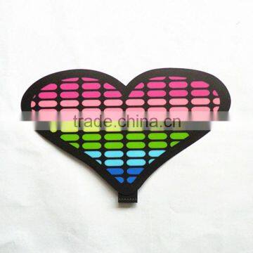 hot selling sound active flashing el t-shirt panel