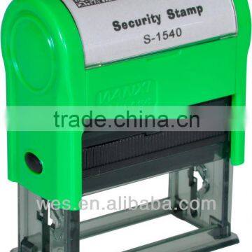 Hot sale teacher self-inking stamp with imported ink and ink pad