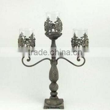 100104MC-3 places metal candle stand