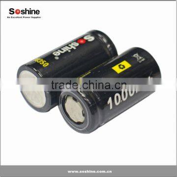 Authentic Lithium Ion 3.7v 18350 High Capacity Battery 1100mm From Soshine photo-5