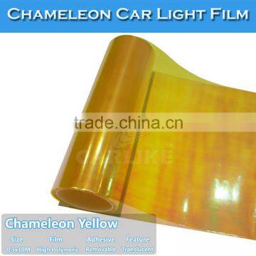 SINO Removable Glue Top Quality Car Wrap Chameleon Headlight Film