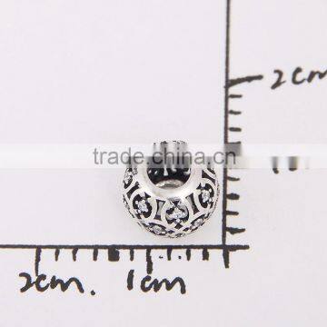 Intricate Lattice Beads For Jewelry Fits Charms Bracelet Sterling Silver Jewelry photo-2