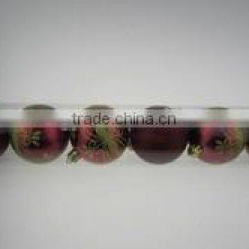 Burgundy Decorative Plastic Xmas Cheap Ball