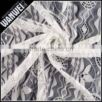 New Elastic Bright Product Manufactur Hot Selling Spandex Nylon Lace Fabric Wholesale K-169 photo-5