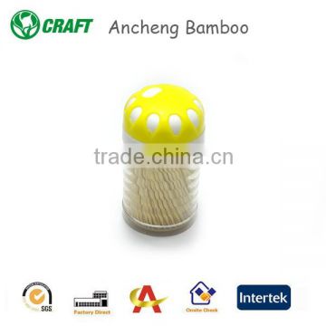 stocked 65mm bamboo double point toothpick in china market