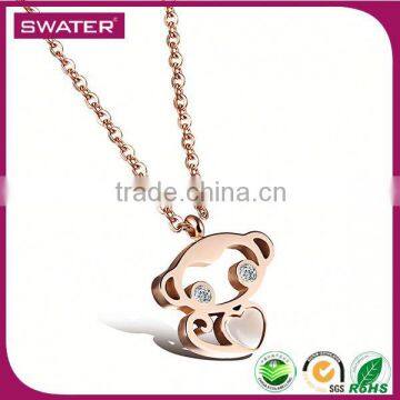 Online Shopping Rose Gold Monkey Long Chain Necklace Designs Bridal