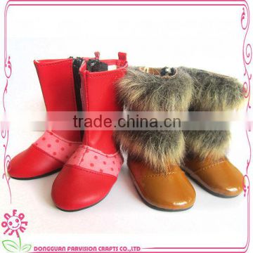 Customized wholesale doll shoes, girl doll boots