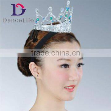 R0009 Pretty rhinestone Tiara for stage or off rhinestone buckle