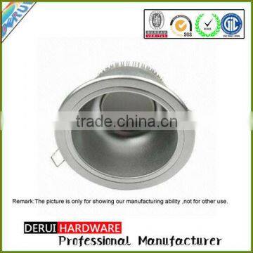 custom led cover hk weixingtech led light downlight spare part metal part LED guangdong China