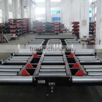 14T Hot Dipped Galvanised Pallet Dolly/Container dolly trailer for airport ground support equipment