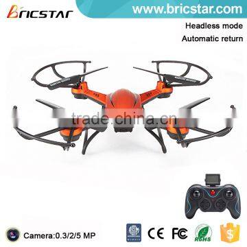 New product 2.4G 6-axis four roto rc uav aerial photography drone with three camera version for choice.