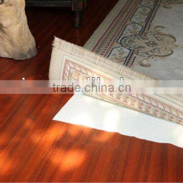 Non skid mesh pvc rug underlay