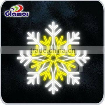 LED Christmas Hanging snowflake Ornament motif light