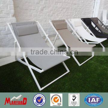 tiger powder coated aluminum deck chair