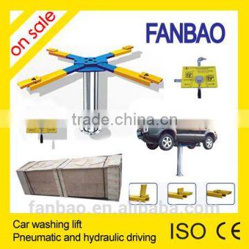 single post hoist for wash car lift inground lift Pneumatic and hydraulic