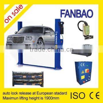 Electrial Release Two-post Double-cylinder Car Lift CE Approved .double Cylinder photo-2