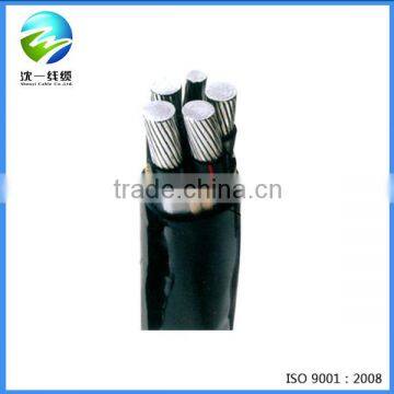 3+2 core,120mm2 cross-linked polyethylene insulation aluminum alloy steel chain armoured aluminum alloy low voltage power cables