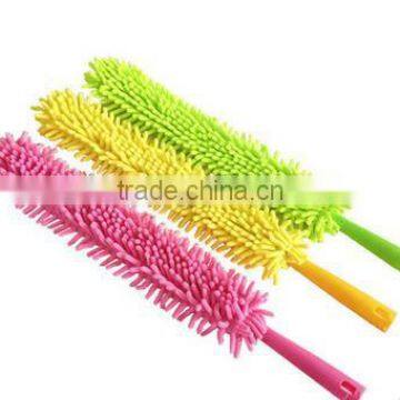 Household cleaning brush single chenille microfiber removable corner plane dust