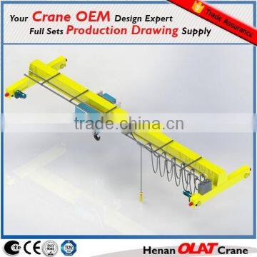 Single bridge beam workshop electirc crane