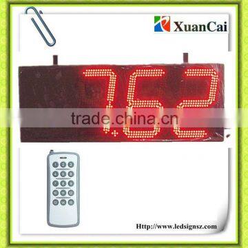 10 inch 8.8.8.8 single face LED gas sign