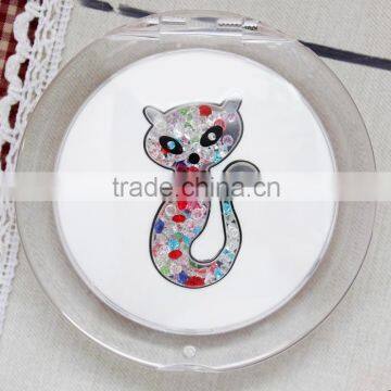 2015 Newly Round Foldable Plastic Travel Mirror,ME108 photo-2