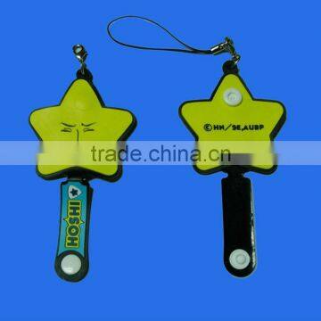 promotion mobile phone charm with earphone cable holder