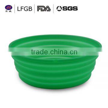 with stock ! simple and durable colorful silicone pet bowl