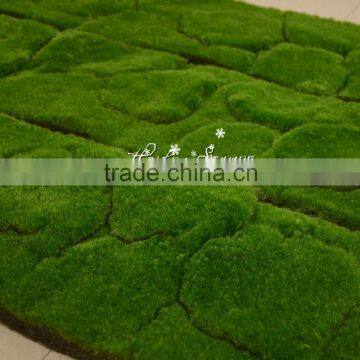 cheap artificial grass carpet decorative garden artificial moss carpet flocking grass turf with pattern